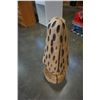 Image 1 : 3FT WOODEN CARVED MUSHROOM