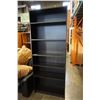 Image 2 : 7FT BLACK BOOKSHELF