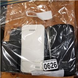 LARGE BAG OF 9 POWER BANKS