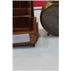 Image 2 : WOODEN CIGARETTE BOX W/ VINTAGE BENSON LIGHTER AND VINTAGE CLOCK