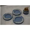 Image 2 : WEDGEWOOD ASHTRAYS AND TABLE LIGHTER