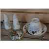 Image 2 : ROYAL VALE CHINA CUP AND SAUCER, CHINA SALT AND PEPPER, AND ROYAL WINTON CREAM AND SUGAR