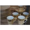 Image 2 : BAVARIA CHINA HOT CHOCOLATE CUPS, SAUCERS, AND PLATES