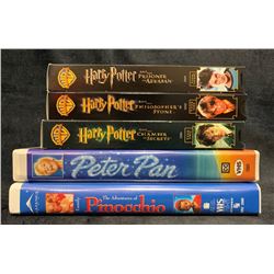 Collection of Harry Potter and Disney VHS Movies