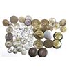 Image 1 : Collection of misc. military rosettes and civilian saddle conchos.saddle conchos.