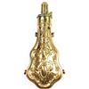 Image 1 : Brass Hawksley four ring powder flask top marked, near fine condition in good working order, 8" long