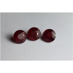 Genuine Red Ruby 7 MM 5.75 Carats