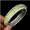 Image 2 : Natural Top Rich Green Peridot 169.50 Ct Bangle