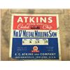 Image 2 : (4) ATKINS NO. 17 METAL MILLING SAW