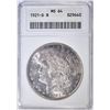 Image 1 : 1921-D MORGAN DOLLAR  ANACS MS-64