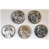 Image 1 : 5-BU 1942-S SILVER JEFFERSON  WAR NICKELS