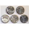 Image 2 : 5-BU 1942-S SILVER JEFFERSON  WAR NICKELS