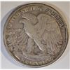 Image 2 : 1938-D WALKING LIBERTY HALF DOLLAR, VF/XF