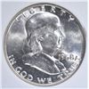 Image 2 : 1958 FRANKLIN HALF DOLLAR, OBCS GEM BU FBL
