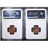 Image 2 : 1966 & 67 SMS LINCOLN CENTS, NGC MS-67 RED