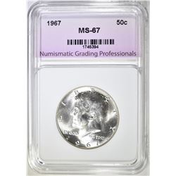 1967 KENNEDY HALF NGP SUPERB GEM