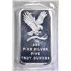 Image 1 : FIVE OUNCE  .999 SILVER "EAGLE"
