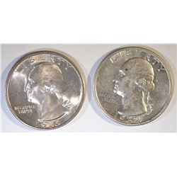 LOT OF 2 WASHINGTON QUARTERS: