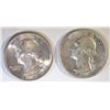 Image 1 : LOT OF 2 WASHINGTON QUARTERS: