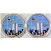 Image 2 : 2 NATIONAL COLLECTOR'S MINT 2001 ASE 9/11 COMMEM