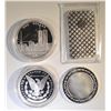 Image 2 : 3 1 OZ SILVER ROUNDS & 1 1 OZ SILVER BAR
