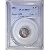 Image 1 : 1882 3 CENT NICKEL   PCGS  PR-66