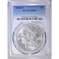 1904-O MORGAN DOLLAR  PCGS MS-64