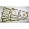 Image 1 : 7 1953-A $2 UNITED STATES NOTES  AU/UNC