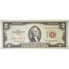 Image 2 : 7 1953-A $2 UNITED STATES NOTES  AU/UNC