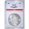 Image 1 : 1887 MORGAN DOLLAR  GBC SUPERB GEM+