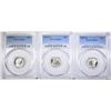 Image 1 : 3 1941-D MERCURY DIMES  PCGS MS-66+, MS-66 & MS-65