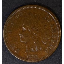 1872 INDIAN CENT  XF+