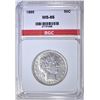 Image 1 : 1895 BARBER HALF DOLLAR  BGC GEM BU