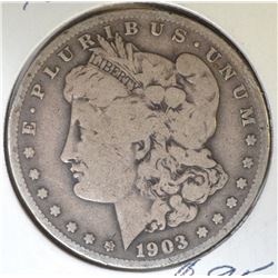 1903-S MORGAN DOLLAR  VF+