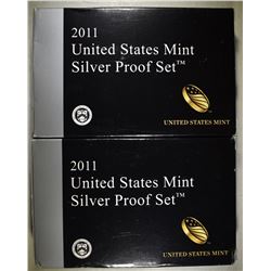 2-2011 U.S. SILVER PROOF SETS