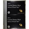 Image 1 : 2-2011 U.S. SILVER PROOF SETS