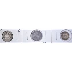 1853 ARROWS 1/2 DIME VG 1837 NO STARS DIME G &