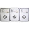 Image 1 : 1946, 51 & 53 ROOSEVELT DIMES, NGC MS-66