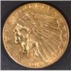 Image 1 : 1914-D $2.5 GOLD INDIAN  CH BU