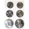 Image 2 : MIXED BU ROLL LOT; NICKELS QUARTERS & HALVES