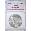 Image 1 : 1928 PEACE DOLLAR, TDCS CH/GEM BU