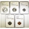 Image 1 : 1965 SMS SET NGC GRADED MS-67