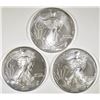 Image 1 : 3-BU 2003 AMERICAN SILVER EAGLES