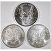 Image 2 : 1994, 2004 & 2009 BU AMERICAN SILVER EAGLES