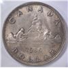 Image 2 : 1935 SILVER DOLLAR CANADA  ICCS GEM BU