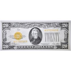 1928 $20 GOLD CERTIFICATE