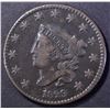 Image 1 : 1829 MATRON HEAD LARGE CENT VF NICE, LRG LETTERING