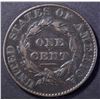 Image 2 : 1829 MATRON HEAD LARGE CENT VF NICE, LRG LETTERING