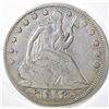 Image 1 : 1853 ARROWS & RAYS SEATED HALF DOLLAR VF