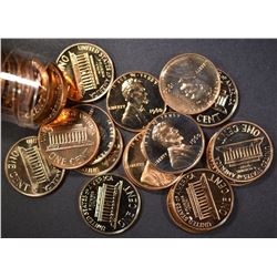 PROOF ROLL OF 1960 LINCOLN CENTS